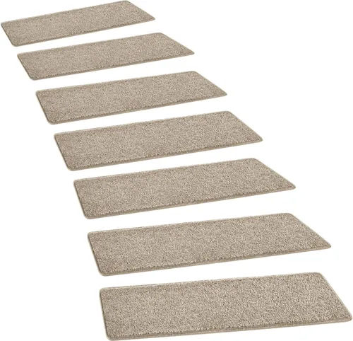 Miniatura 10 de PURE ERA Bullnose - Juego de peldaños de alfombra para escaleras, sin cinta, antideslizante, protectores de escaleras para interiores, alfombras