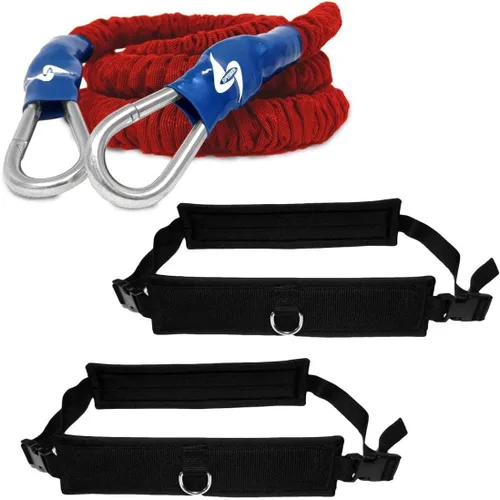 SPEEDSTER Leap Frog - Entrenador de velocidad atlético, entrena a 2 atletas a la vez para aumentar la velocidad, saltar y agilidad, incluye 2