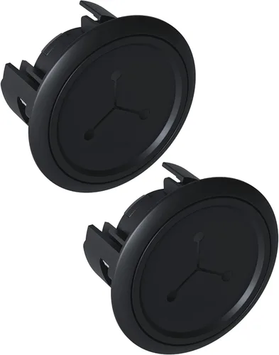 ECHOGEAR Ocultador de cable de TV - Kit de gestión de cables mini en pared de 2.5 pulgadas, corrector de cables para televisores montados en la Negro