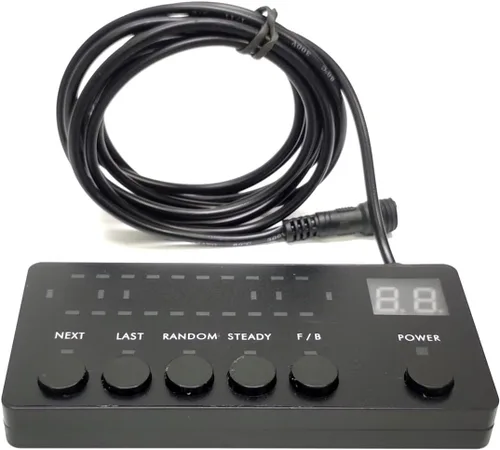 Miniatura 7 de Caja de aluminio VSLED negra de 53 pulgadas, Barra de Luz de advertencia de 108 LED (ámbar), Luz de rescate, Faro intermitente de emergencia 108 LED