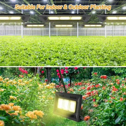 Miniatura 7 de Luz LED de crecimiento de 450 W con espectro completo, relassy impermeable COB LED luz de crecimiento con disipación de calor natural y sin ruido