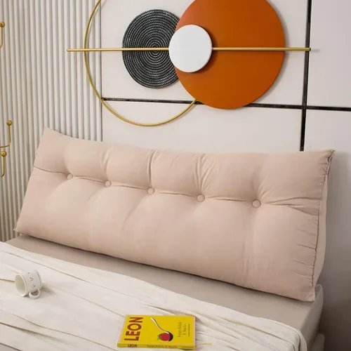 Miniatura 8 de Almohada grande para cabecero triangular, color verde azulado, con cuña, reposo en cama, almohada de lectura, respaldo de posicionamiento, cojín