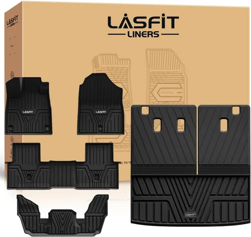 Miniatura 20 de LASFIT Tapete de maletero para Honda Civic Sedan 2022-2026 y Civic Sedan Hybrid 2025-2026, apto para todo tipo de clima, revestimiento de maletero
