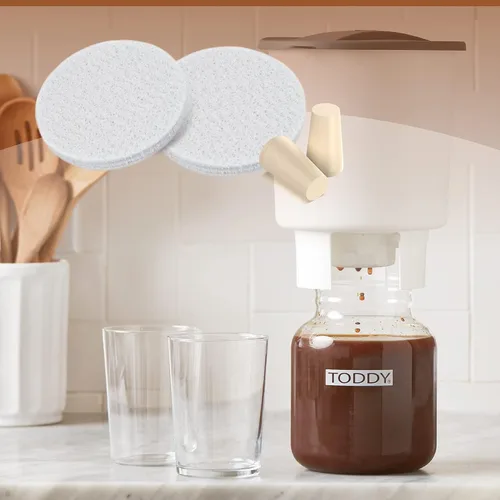 Miniatura 7 de 20 filtros y tapones de café reutilizables de repuesto compatibles con el sistema Toddy Cold Brew