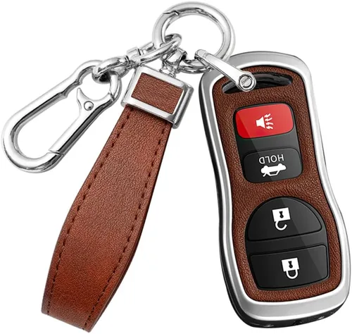 Miniatura 11 de Funda para llavero Nissan Tiida Sentra X-trail T30 Altima Frontier Armada Maxima para Infiniti QX56 JA60 Accesorios