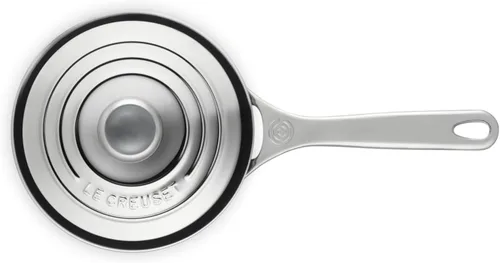 Miniatura 5 de Le Creuset Cacerola de acero inoxidable de tres capas de 2 cuartos de galón