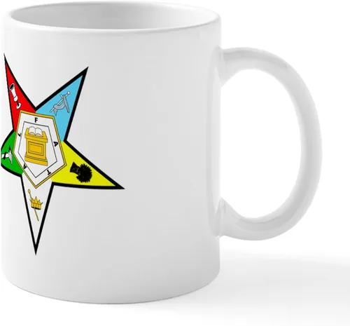 Miniatura 2 de CafePress Masonic Eastern Star - Taza de café de cerámica (11.0 fl oz)
