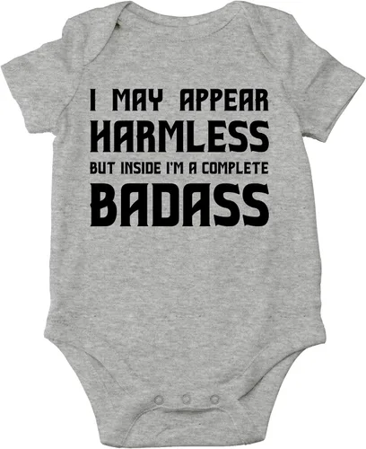Miniatura 13 de CBTwear I May Appear Harmless - Ropa de bebé - Divertidos trajes para recién nacidos para niños y niñas