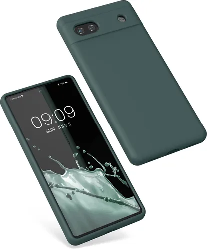 Miniatura 548 de kwmobile Funda Compatible con Google Pixel 6 Pro - Funda de teléfono de silicona TPU con acabado suave - Azul Arrecife