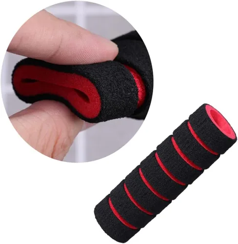 Miniatura 3 de INOOMP Cubierta antideslizante de espuma para manillar de bicicleta, agarres de barra de mango de esponja para bicicletas plegables eléctricas