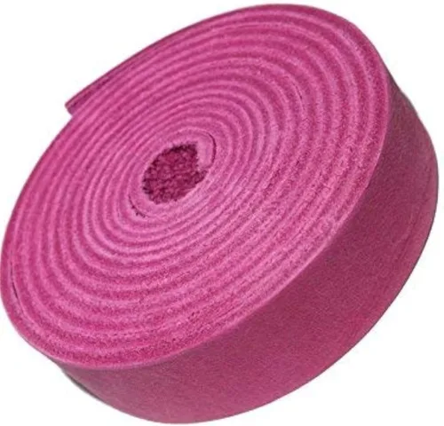 Miniatura 15 de TOFL Tiras de cuero gruesas de 7/8 pulgadas de ancho x 72 pulgadas (6 pies) de largo para manualidades, 1/8 pulgadas de grosor (7-8 onzas), correas