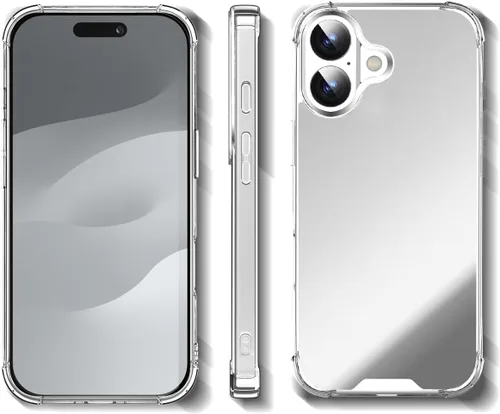 Miniatura 251 de AICase Funda protectora para iPhone 16 compatible con iPhone 16, delgada, ligera, transparente [no amarillenta] Diseño vibrante