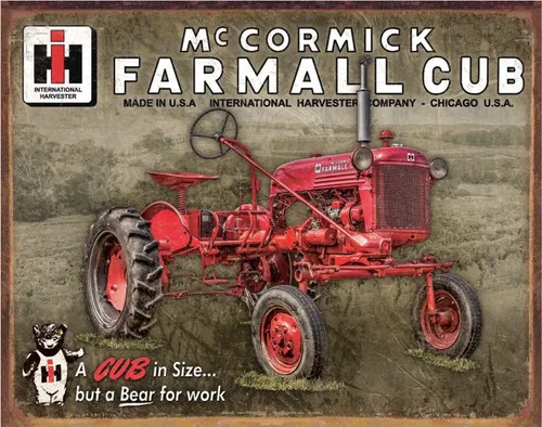Miniatura 11 de Desperate Enterprises Farmall - Letrero de hojalata con texto en inglés "If it Ain't Red Leave It In The Shed", decoración nostálgica de metal