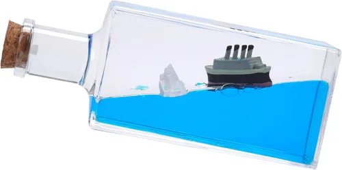 Miniatura 8 de Honsheng Juguete simulador de pirata de perla negra insundable, bote ondulado en una caja, adorno de decoración de barco fluido de crucero de onda