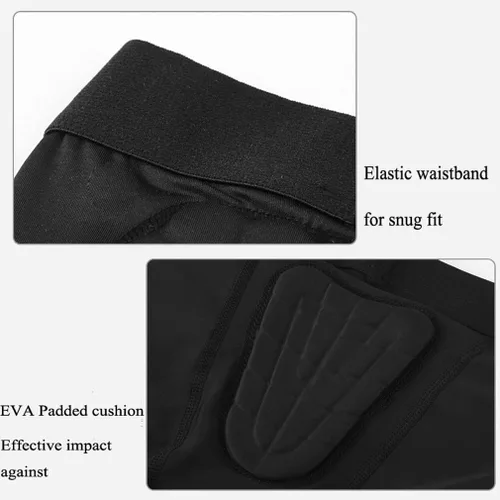 Miniatura 3 de Pantalones cortos acolchados para niños, ropa interior protectora para cadera y glúteos
