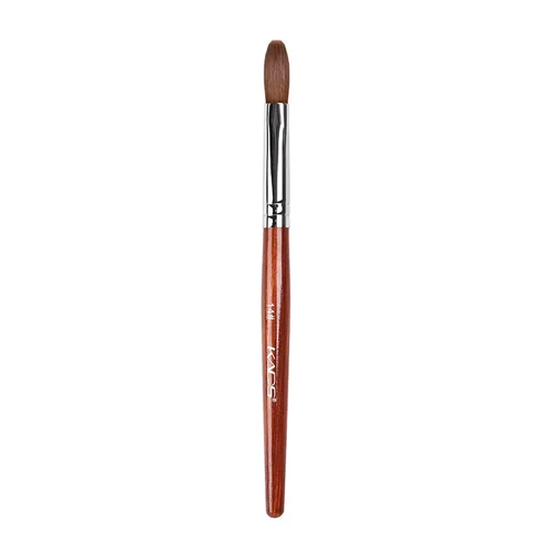 Miniatura 6 de KADS Kolinsky - Brocha acrílica para uñas ovalada, con mango de madera resistente, para manicura y pedicura profesional (n.° 10)