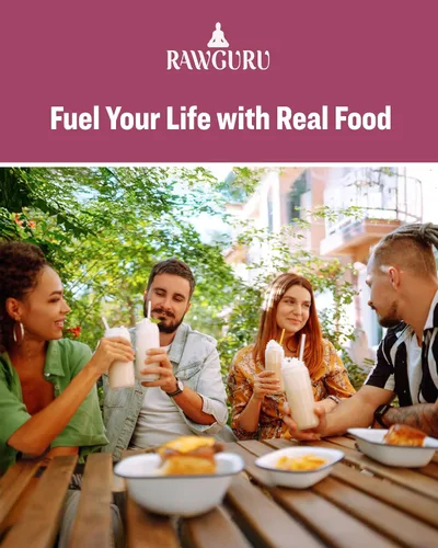 Miniatura 9 de RawGuru Leche de coco orgánica en polvo, vegana y rica en nutrientes con hierro y potasio, leche orgánica rica y cremosa para beber o hornear, 16