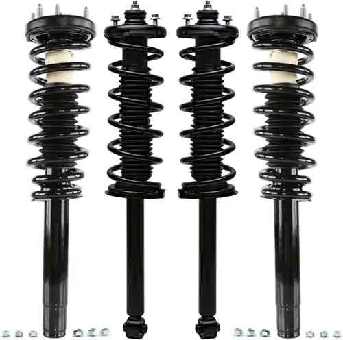 Miniatura 29 de Detroit Axle - 4 piezas de soportes para Toyota 2004 2005 2006 2007 2008 2009 Prius, soportes delanteros y traseros con resortes helicoidales