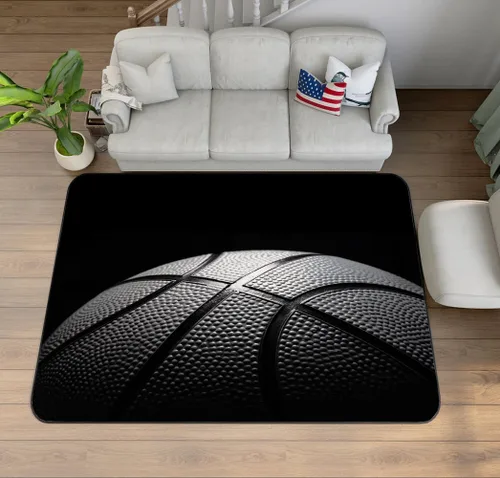 Miniatura 17 de Alfombra de ilusión óptica 3D azul y verde, patrón geométrico de remolino, para dormitorio, sala de estar, decoración de interiores, 63 x 47