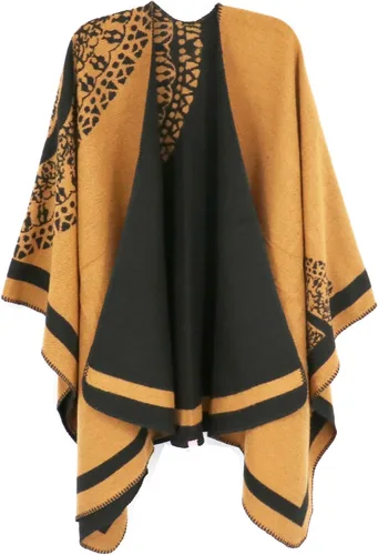 Miniatura 196 de Poncho chal para mujer, suéteres suaves y cálidos para mujer, parte delantera abierta, poncho de viaje para otoño, invierno y primavera
