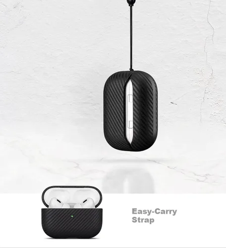 Miniatura 7 de Funda de cuero Lopie para AirPods Pro de segunda generación - Funda para AirPods Pro 2 hecha a mano - Hecha de cuero real - Cubierta protectora