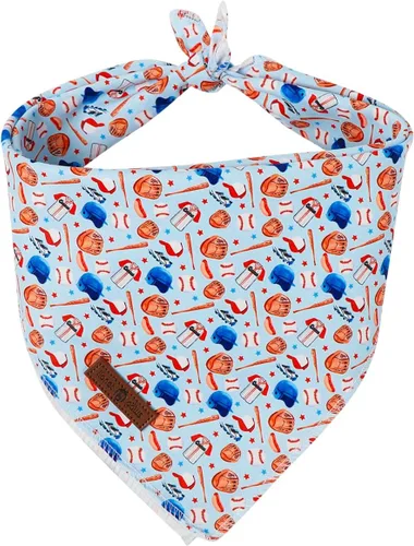 Miniatura 20 de lionet paws Bandana de conejo de Pascua para perros pequeños, medianos y grandes, pañuelo triangular para perros y gatos, bufanda para niñas y niños