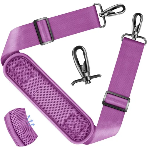 Miniatura 73 de ZINZ Correa de hombro universal de 59 pulgadas con almohadilla transpirable fija ultra gruesa, correa de hombro ajustable y resistente para bolsa