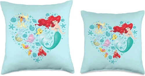 Miniatura 3 de Disney La Sirenita Ariel Under The Sea Heart Almohada