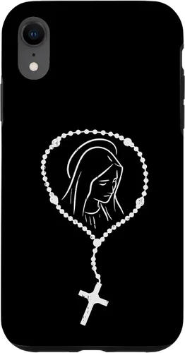 Miniatura 23 de iPhone 11 Rosario Virgen María Dios Jesús Fe religioso católico estuche de regalo