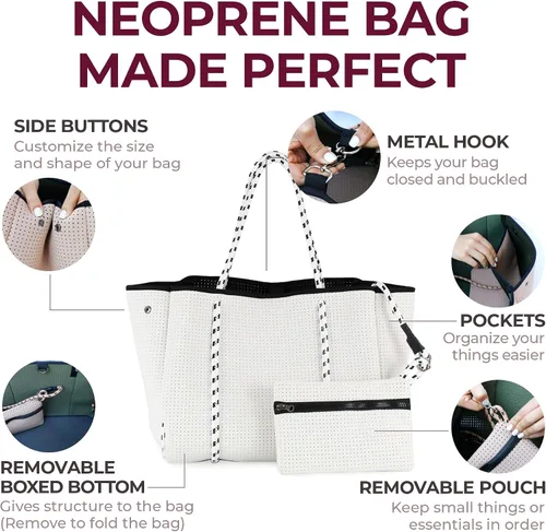 Miniatura 5 de POPUPS Bolsas grandes de neopreno - Bolsa de neopreno ligera y resistente al agua
