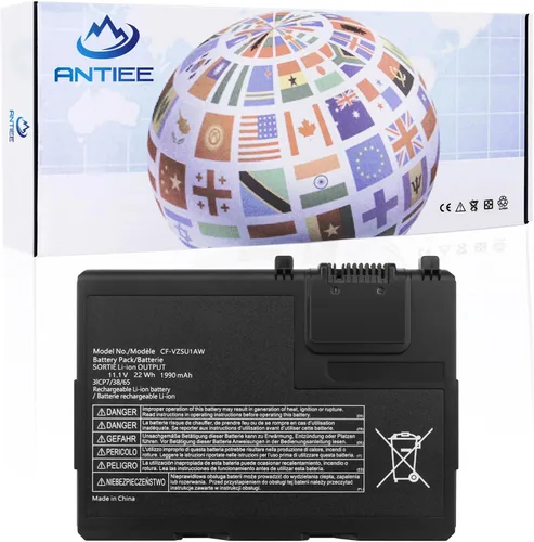 ANTIEE CF-VZSU1AW - Batería de repuesto para Panasonic Toughbook CF-33, Toughbook CF-33AEHFATG, Toughbook CF-33AEQGATG, Toughbook CF-33mk1 Series,