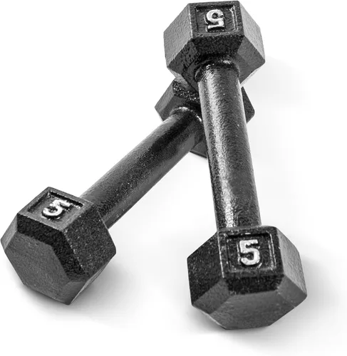 Miniatura 58 de CAP Barbell Mancuerna hexagonal de hierro fundido Múltiples opciones