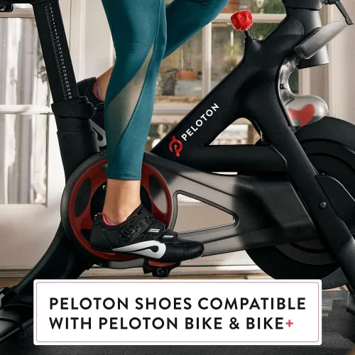 Miniatura 4 de Peloton Zapatos de ciclismo para bicicleta y bicicleta + con tacos de bicicleta compatibles con Delta