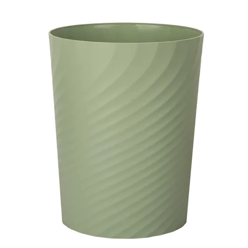 Miniatura 9 de UUJOLY Cubo de basura de plástico, cesta de basura para baños, cocinas, oficinas, habitaciones de niños, verde azulado Azul Oscuro
