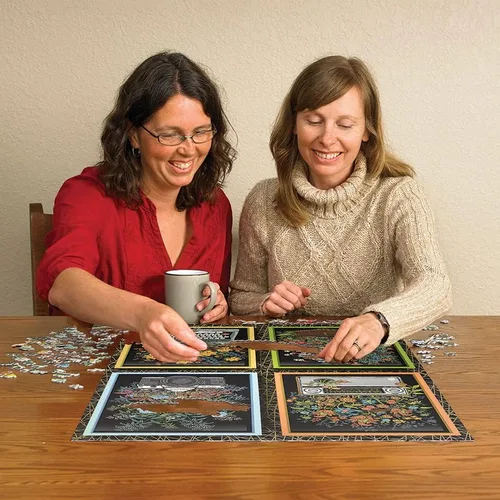 Miniatura 3 de Cobble Hill - Rompecabezas de 1000 piezas, objetos florales, póster de muestra incluido