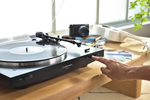 Miniatura 8 de Audio-Technica AT-LP3XBT-BK Tocadiscos Bluetooth con transmisión de correa totalmente automático 33/45 (Negro)