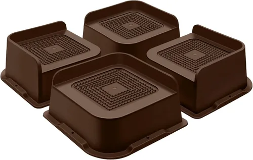 Miniatura 27 de ANNKUT Elevadores de cama de 1 pulgada resistentes, elevadores de muebles para cama, escritorio, mesa, sofá, sofá, elevadores de cama de gran