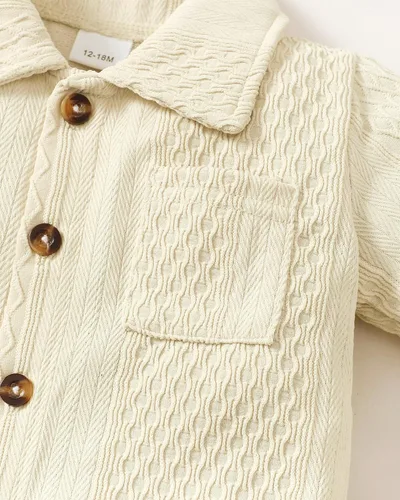 Miniatura 33 de Conjunto de ropa de verano para bebé y niño, camiseta de manga corta de algodón, pantalones cortos de dinosaurios, conjunto de ropa para niño