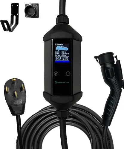 Cargador Primecom de 32 amperios y 40 amperios de nivel 2, para vehículos eléctricos (EV), (240 V, 32 A/40 A), cargador de coche eléctrico NEMA