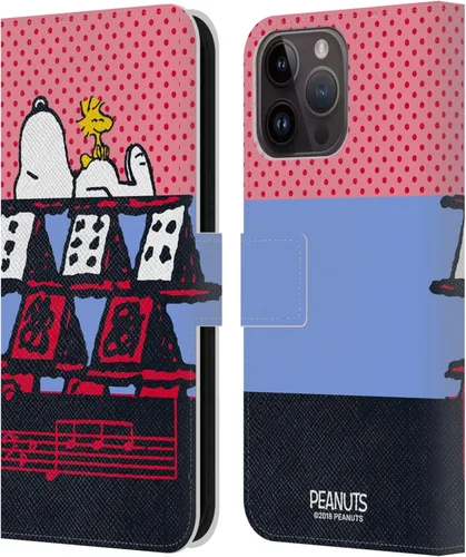 Miniatura 251 de Head Case Designs Funda de piel con licencia oficial de Peanuts Snoopy & Woodstock Balloon Halfs and Laughs para Apple iPhone 7/8/SE 2020 y 2022