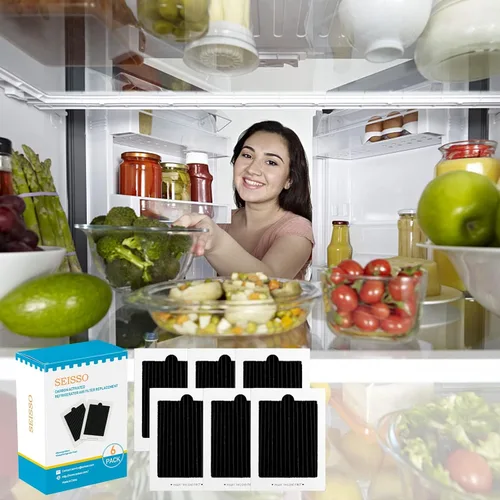 Miniatura 6 de SEISSO Repuesto de filtro de aire para refrigerador activado con carbón, compatible con Frigidaire Pure Air Ultra y Electrolux EAFCBF, PAULTRA