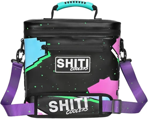 Miniatura 10 de SHITI Hieleras Enfriador para Camping, Viajes, Playa, Lonchera Suave para Alimentos, Bebidas y Hielo, Portátil, Impermeable, Bolsa Aislada de 24 El
