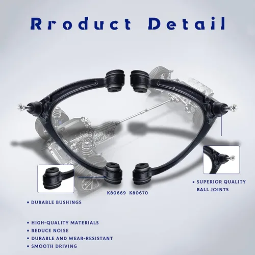 Miniatura 5 de 4 piezas de suspensión delantera brazo de control superior inferior de rótula de repuesto para Chevy Silverado 1500 Tahoe GMC Sierra 1500,07-14