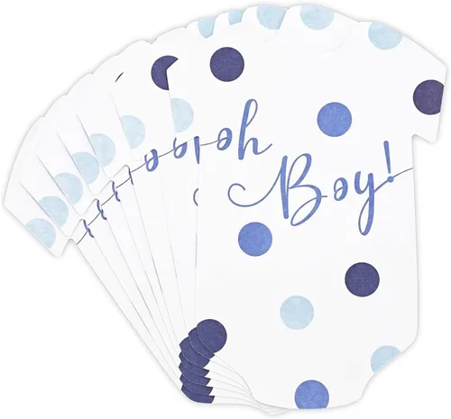 Miniatura 6 de Sparkle and Bash Tarjetas de juegos para baby shower, 5 x 7 pulgadas, paquete de 50, corazón marrón y rosa, tarjetas de consejos y predicciones