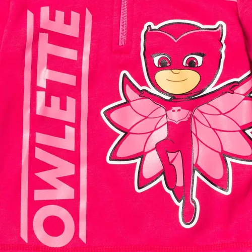 Miniatura 4 de PJ Masks Catboy Gekko Owlette - Sudadera de forro polar con media cremallera para niños pequeños