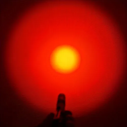 Miniatura 3 de Linterna LED roja, mini, linterna de bolsillo impermeable con clip, pequeñas linternas de luz roja para trabajo, astronomía, aviación, observación