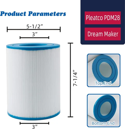 Miniatura 2 de PDM28 Filtro de spa de repuesto Aquarest Dream Maker 461273 Filtro para bañera de hidromasaje, FC9944, cartuchos FC-9944, paquete de 2