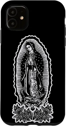 Miniatura 8 de Funda para iPhone 12/12 Pro Our Lady Virgen De Guadalupe Virgen María Tattoo Hombres Mujeres