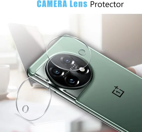 Miniatura 6 de Paquete de 2 + 2 protectores de pantalla de privacidad para OnePlus 11 5G (no vidrio) (2 unidades) + protector de lente de cámara de vidrio templado