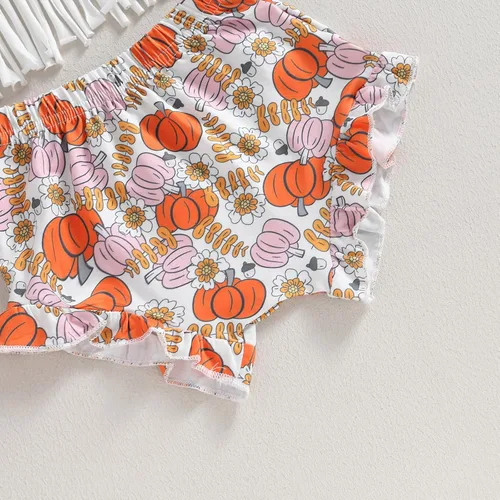 Miniatura 37 de Conjunto de camiseta y pantalones cortos para bebé niña del 4 de julio, camiseta y pantalones cortos para el Día de los Caídos